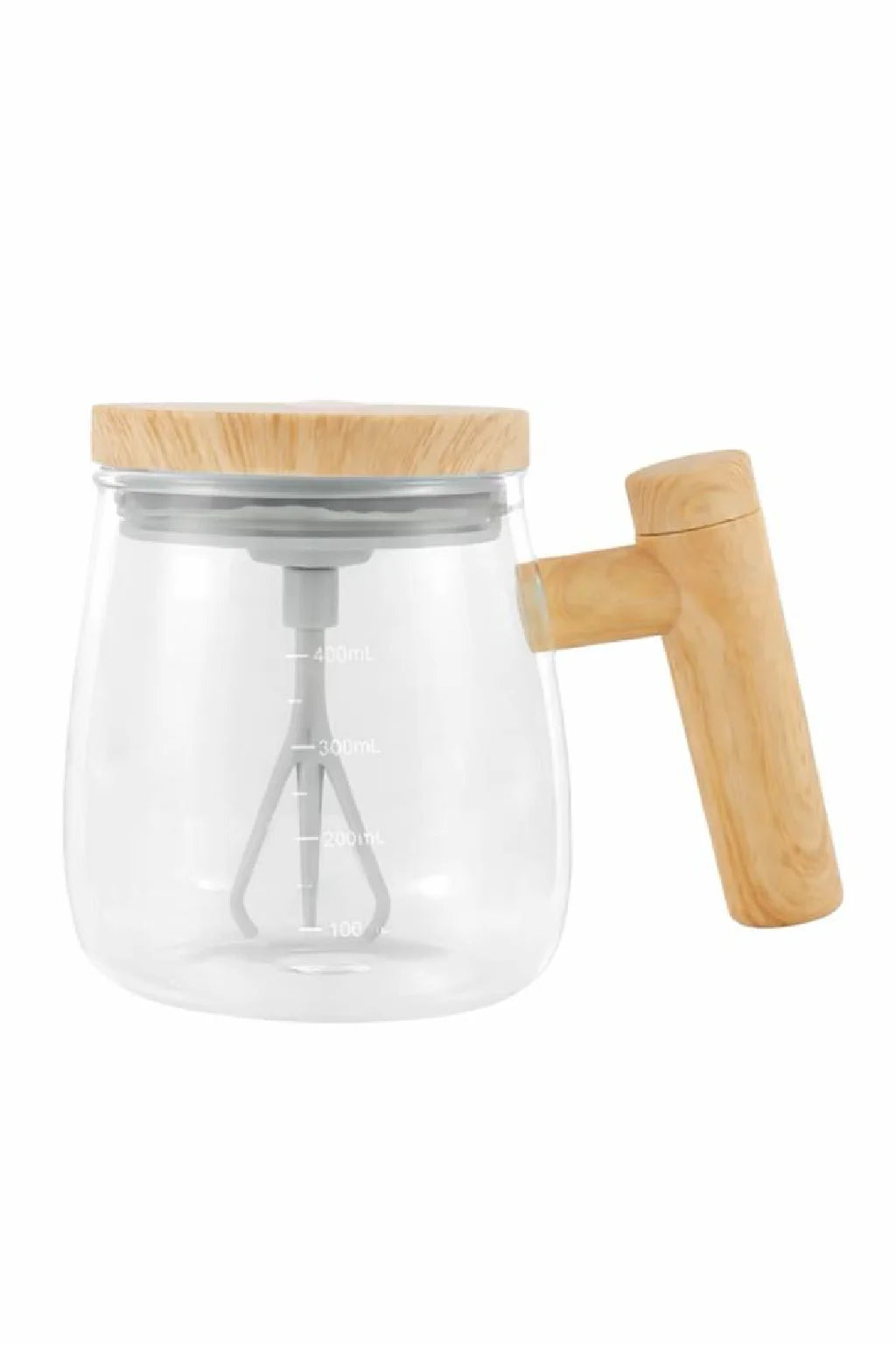 Taza vidrio/mezcladora eléctrica